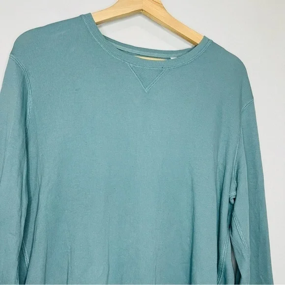 Billy Reid Blue Soft Lightweight Crewneck Medium